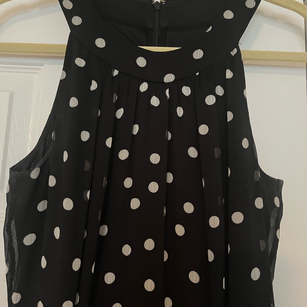 Tommy Hilfiger Black and White Polka Dot Dress